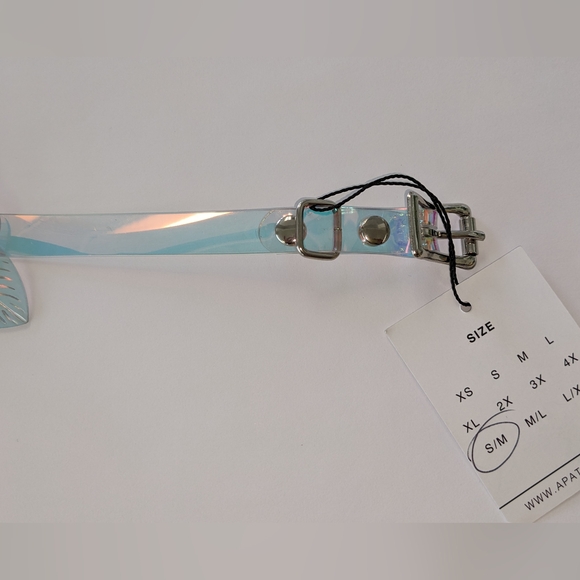 NWT IRIDESCENT FLOWER CHOKER - Picture 4 of 14